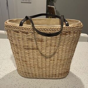 Cherokee Straw Weave Beach Bag